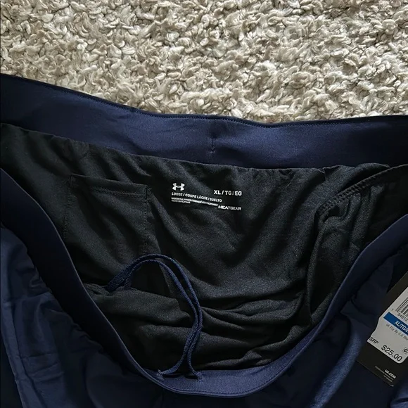 Under Armour Dark Blue Running Shorts - Picture 3 of 3